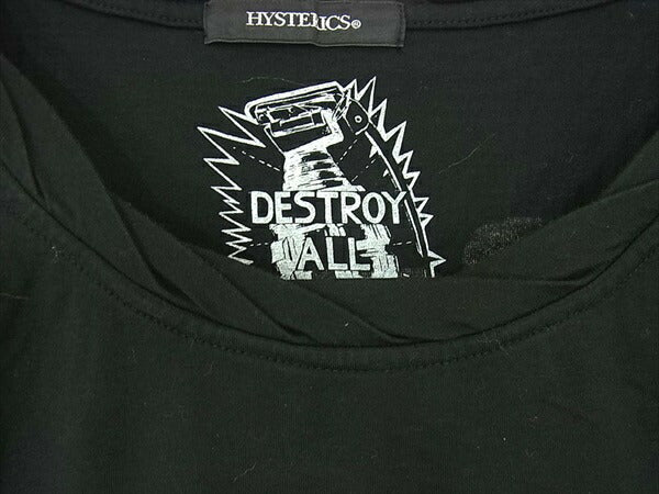 HYSTERIC GLAMOUR ヒステリックグラマー dark carnival 半袖 レディース Tシャツ ブラック系 ブラック系 FREE【中古】