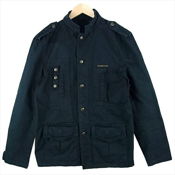 コルレオーネ バック スカル刺繍 ジャケット ブラック系 ブラック系 M【中古】