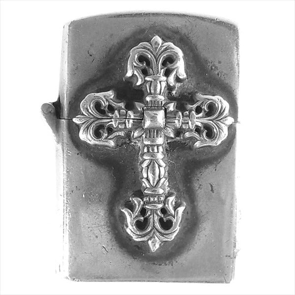 CHROME HEARTS クロムハーツ（原本無） フィリグリークロス ジッポ ライター 銀 その他アクセサリー シルバー【中古】