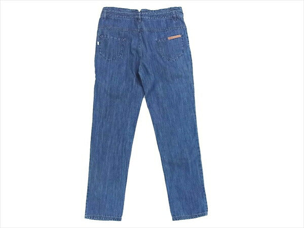 ツータックテーパードデニム レディース デニムパンツ インディゴブルー系 インディゴブルー系 M【極上美品】【中古】