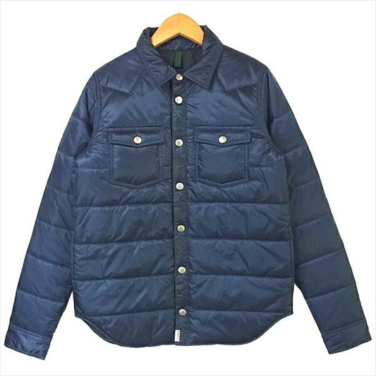X-girl エックスガール PUFF SHIRT JACKET レディース 中綿ジャケット ネイビー系 ネイビー系 S【新古品】【未使用】【中古】
