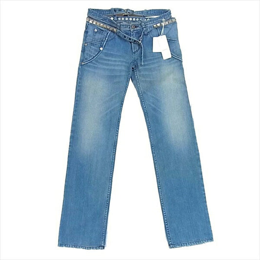 GREED グリード スタッズデニムパンツ レディース デニムパンツ インディゴブルー系 インディゴブルー系 S【新古品】【未使用】【中古】