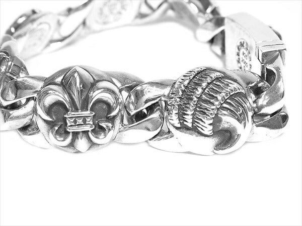 CHROME HEARTS クロムハーツ（原本無） MULTI LINK 6リンク マルチリンク ブレスレット シルバー【中古】