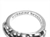CHROME HEARTS クロムハーツ（原本無） BABY CLSC ベイビー クラシック フローラル クロス ダイヤ リング シルバー【中古】