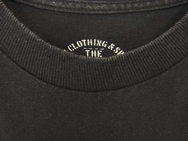 TENDERLOIN テンダーロイン MAKE THEM DIE SLOWLY W.Z.TEE ZOIN プリント 半袖 Tシャツ ブラック系 ブラック系 M【中古】