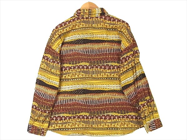 TENDERLOIN テンダーロイン ザ スタイリスト ジャパン The Stylist Japan 18AW ネイティブ ボタン ダウン 長袖 シャツ ボタンダウンシャツ マルチカラー系  マルチカラー系 S【美品】【中古】