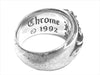 CHROME HEARTS クロムハーツ（原本無） フローラル クロス リング シルバー 14号【中古】