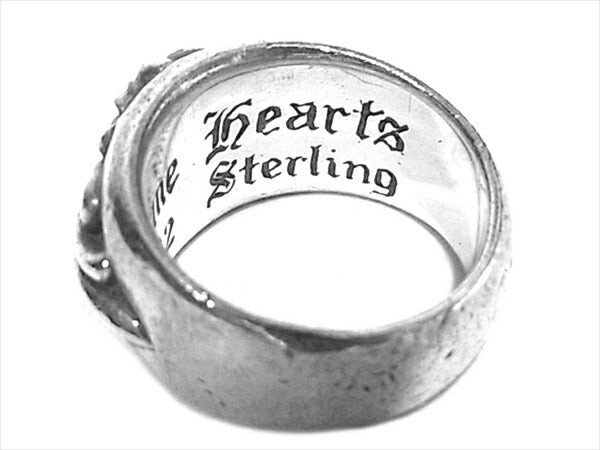 CHROME HEARTS クロムハーツ（原本無） フローラル クロス リング シルバー 14号【中古】