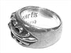 CHROME HEARTS クロムハーツ（原本無） フローラル クロス リング シルバー 14号【中古】