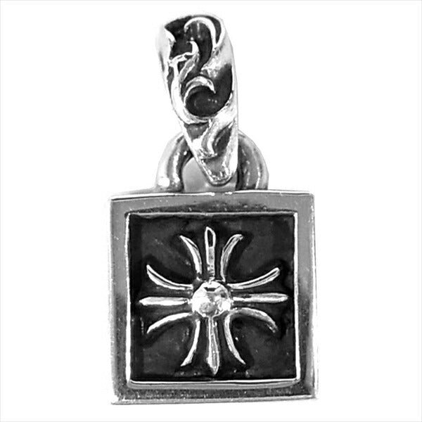 CHROME HEARTS クロムハーツ（原本無） 極美品 フレームド CH プラス チャーム ペンダントトップ シルバー【美品】【中古】