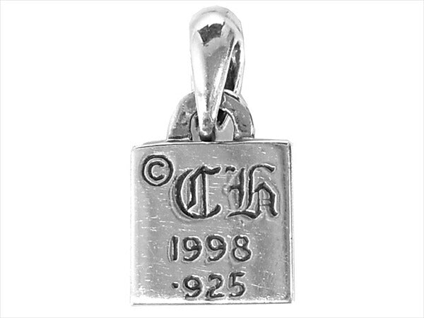 CHROME HEARTS クロムハーツ（原本無） 極美品 フレームド CH プラス チャーム ペンダントトップ シルバー【美品】【中古】