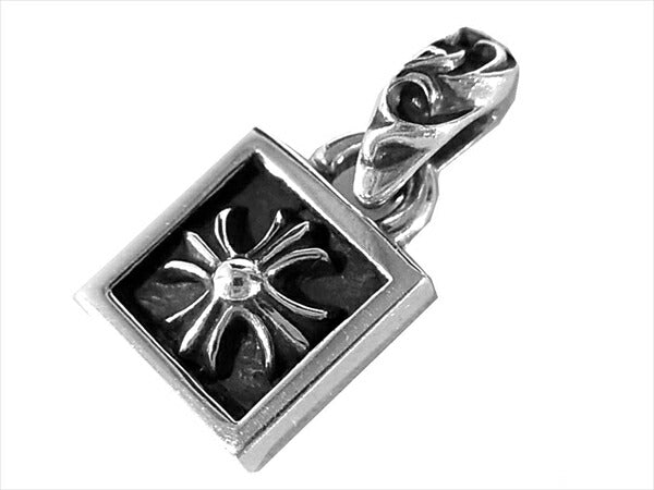 CHROME HEARTS クロムハーツ（原本無） 極美品 フレームド CH プラス チャーム ペンダントトップ シルバー【美品】【中古】