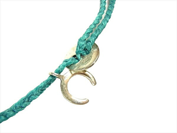 スコーシャ  未使用 Bracelet TURQUOISE 華奢 ロープ ブレスレット グリーン系【極上美品】【中古】