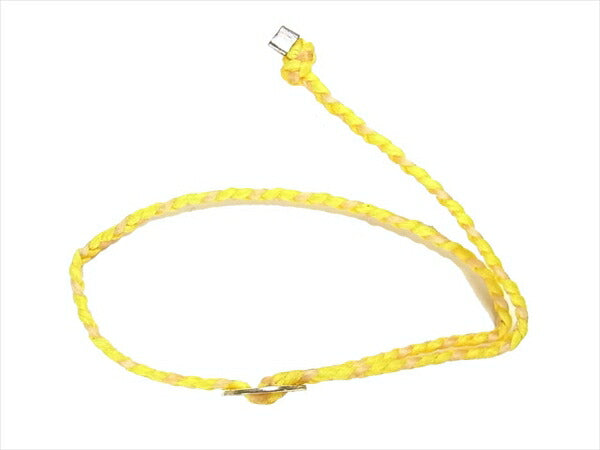 スコーシャ 未使用 Bracelet YELLOW/NATURAL 華奢 ロープ ブレスレット イエロー系【極上美品】【中古】