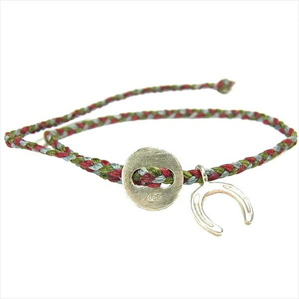 スコーシャ 未使用 Bracelet AQUA/OLIVE/RED 華奢 ロープ ブレスレット マルチカラー系【極上美品】【中古】