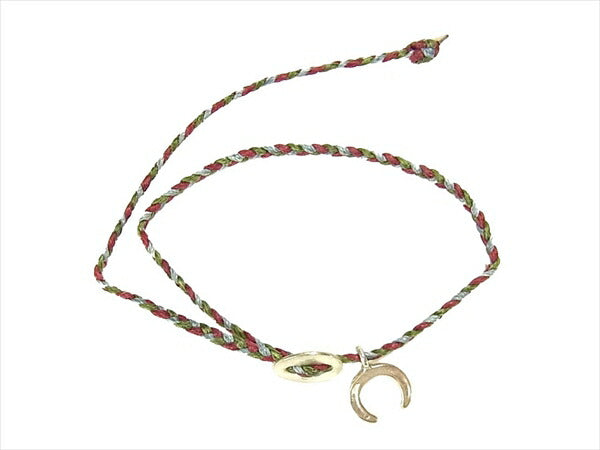 スコーシャ 未使用 Bracelet AQUA/OLIVE/RED 華奢 ロープ ブレスレット マルチカラー系【極上美品】【中古】