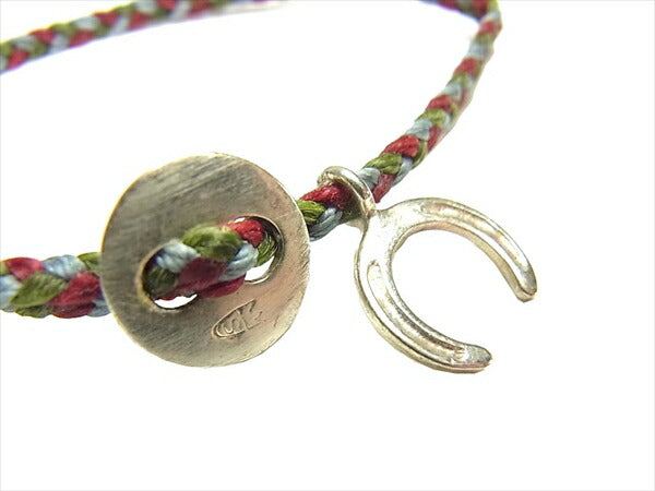 スコーシャ 未使用 Bracelet AQUA/OLIVE/RED 華奢 ロープ ブレスレット マルチカラー系【極上美品】【中古】