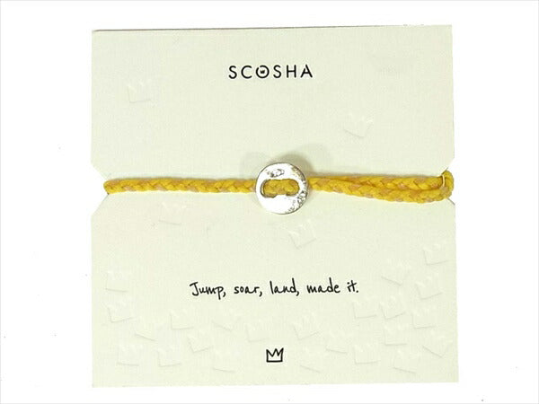 スコーシャ 未使用 Bracelet YELLOW/NATURAL ブレスレット イエロー系【極上美品】【中古】