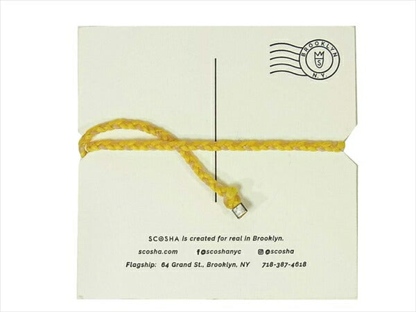 スコーシャ 未使用 Bracelet YELLOW/NATURAL ブレスレット イエロー系【極上美品】【中古】