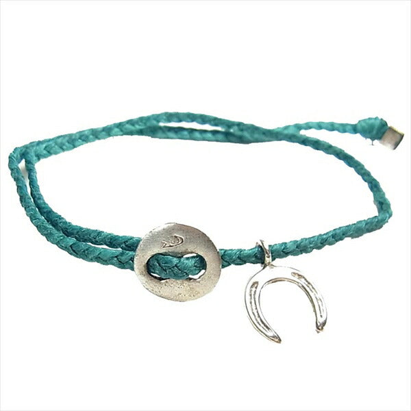 スコーシャ 未使用 Bracelet TURQUOISE 華奢 ロープ ブレスレット グリーン系【極上美品】【中古】