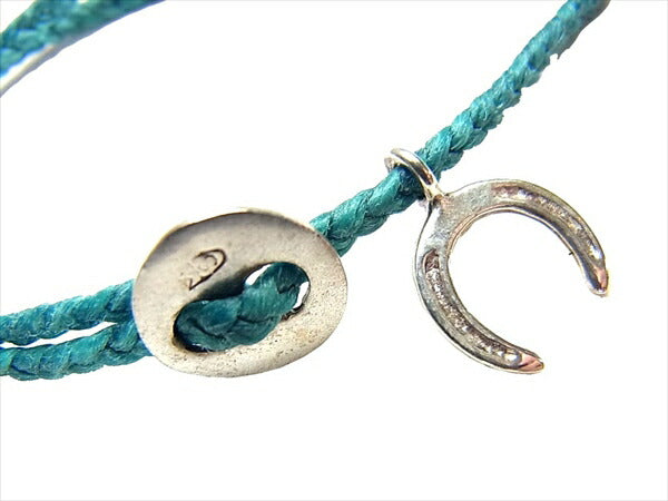 スコーシャ 未使用 Bracelet TURQUOISE 華奢 ロープ ブレスレット グリーン系【極上美品】【中古】