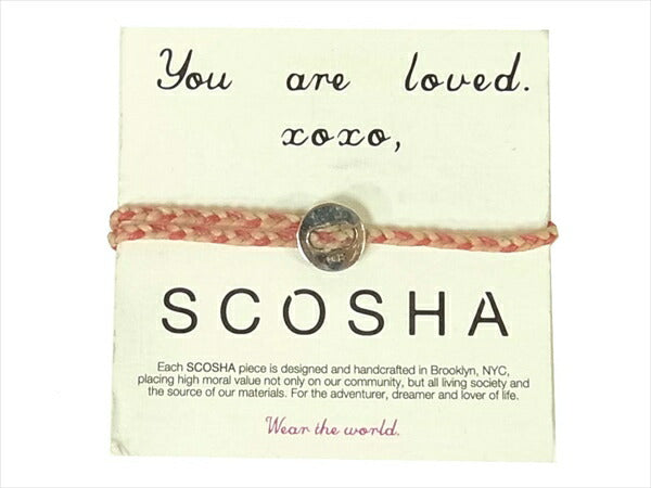 スコーシャ 未使用 Bracelet NATURAL/PINK ブレスレット ピンク系【極上美品】【中古】