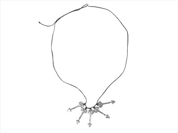 スコーシャ 未使用 Five Arrow Necklace ファイブ アロー ネックレス シルバー【極上美品】【中古】