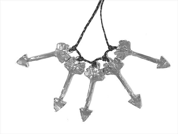 スコーシャ 未使用 Five Arrow Necklace ファイブ アロー ネックレス シルバー【極上美品】【中古】
