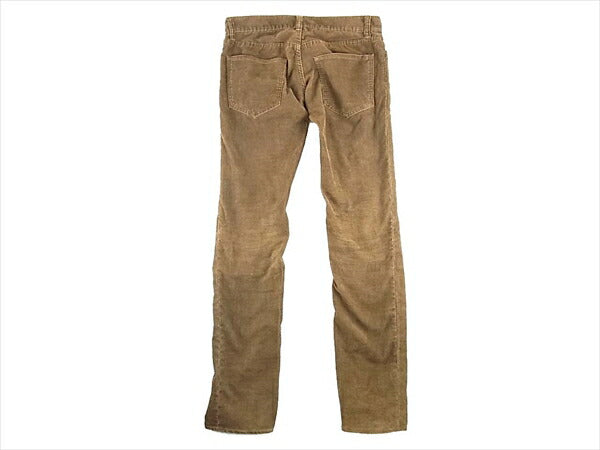 Pledge プレッジ スーパースリム コーデュロイ パンツ ブラウン系 46【中古】