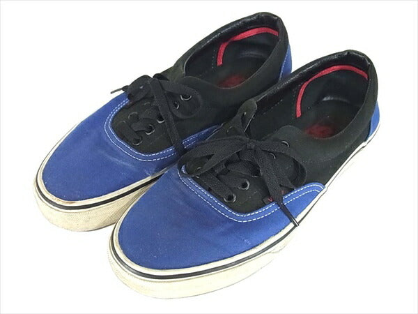 VANS バンズ バーニーズニューヨーク BARNEYS NEW YORK 別注 ERA エラ キャンバス スニーカー 青系 US9【中古】