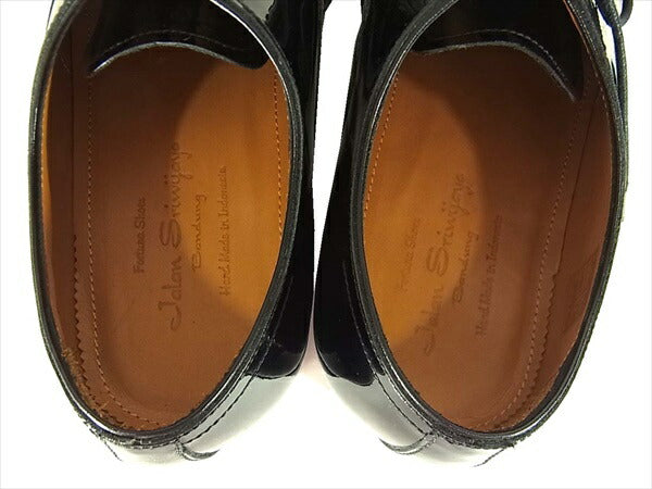 JALAN SRIWIJAYA ジャランスリウァヤ 98321 ストレートチップ ビジネス シューズ 黒系 黒系 6【新古品】【未使用】【中古】