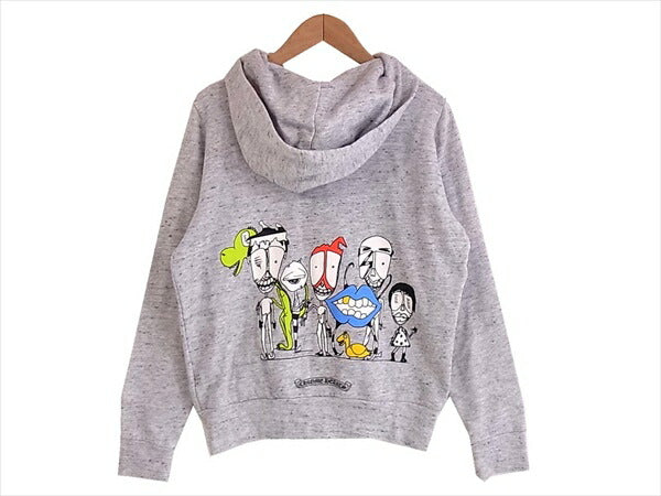 CHROME HEARTS クロムハーツ（原本無） 国内正規品 マティーボーイ ジップアップ パーカー グレー系 XS【美品】【中古】