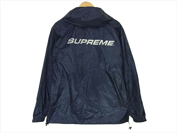 Supreme シュプリーム 17AW Packable Ripstop Pullover パッカブル リップストップ プルオーバー パーカー ネイビー系 Ｓ【中古】
