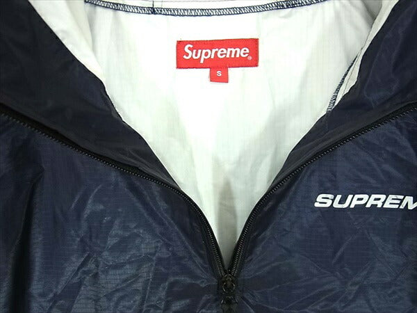 Supreme シュプリーム 17AW Packable Ripstop Pullover パッカブル リップストップ プルオーバー パーカー ネイビー系 Ｓ【中古】