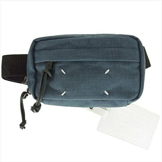 MAISON MARGIELA メゾンマルジェラ 20SS S55WB0014PR253T8013 クロス ボディ バッグ ウェストポーチ ネイビー系 表記無し【新古品】【未使用】【中古】