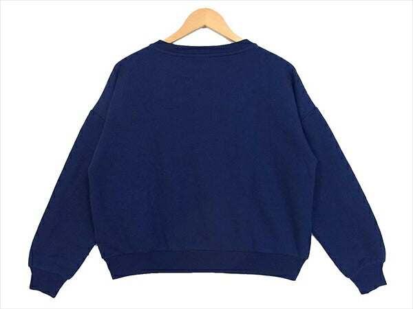 Champion チャンピオン CW-Q003 クルー ネック レディース スウェット ネイビー系 M【美品】【中古】