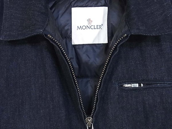 MONCLER モンクレール 国内正規品 DAGNAUX ダニョー デニム ダウンジャケット インディゴブルー系 1【中古】