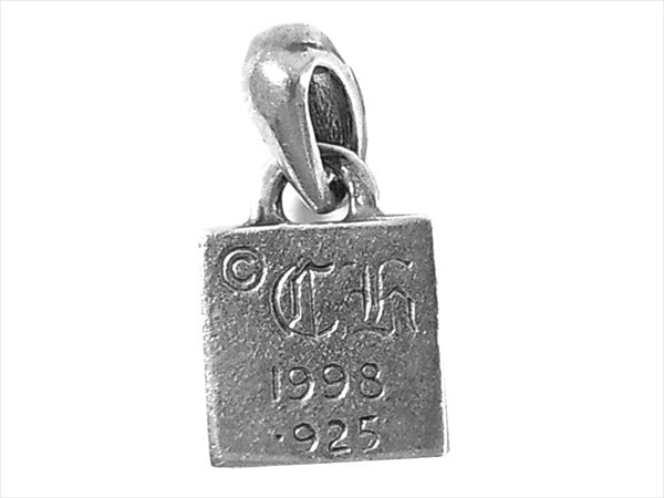 CHROME HEARTS クロムハーツ（原本無） FRAMED CH PLUS 1SAP フレームドCHプラス ネックレス トップ ペンダントトップ シルバー【中古】