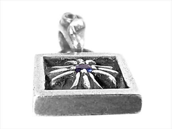 CHROME HEARTS クロムハーツ（原本無） FRAMED CH PLUS 1SAP フレームドCHプラス ネックレス トップ ペンダントトップ シルバー【中古】