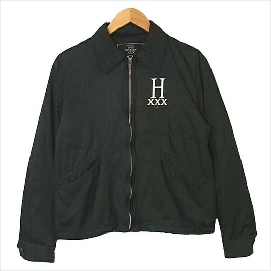 HYSTERIC GLAMOUR ヒステリックグラマー XXX THE REAPER WING 0661AB02 刺繍 スーベニア ジャケット ブラック系 S【中古】