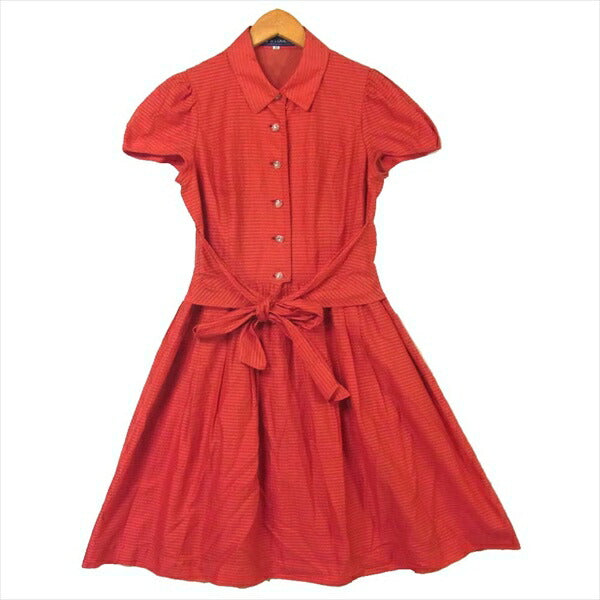 エムズグレィシー TD-921307-2 半袖 半袖ワンピース レディース ワンピース レッド系 38【中古】