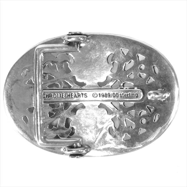 CHROME HEARTS クロムハーツ（原本無） BUCKL OVAL CROSS1.0 クラシック オーバル クロス バックル その他アクセサリー シルバー【中古】