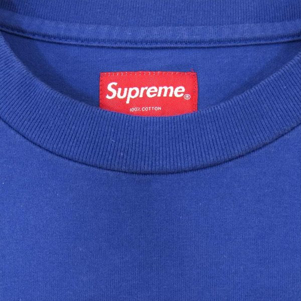 Supreme シュプリーム 19AW Marrakech L/S Top ロングスリーブ 長袖 プリント カットソー ブルー系 Ｓ【中古】