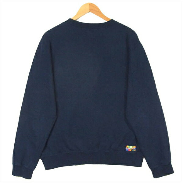 uniform experiment ユニフォームエクスペリメント WAPPEN CREW NECK SWEAT スウェット 紺系 2【中古】