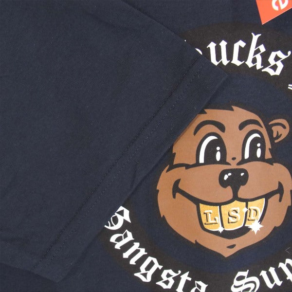 Supreme シュプリーム 18AW Life Sucks Die Tee プリント 半袖 メンズ 紺 S【美品】【中古】