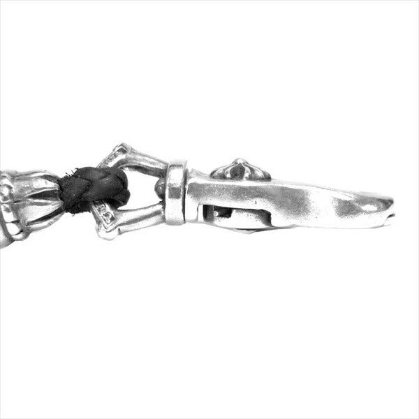 CHROME HEARTS クロムハーツ（原本無） CH LANYARD ランヤード クロス クリップ ホルダー ネックレス 黒系 全長45cm程度【中古】