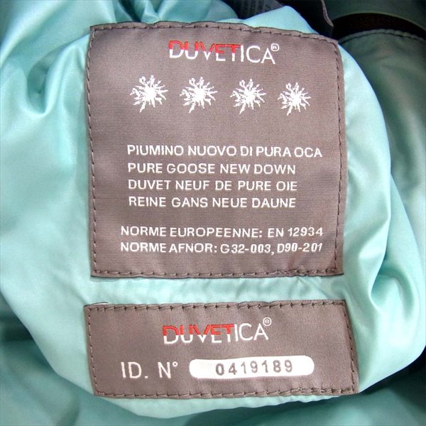 DUVETICA デュベティカ MFG-1001R Kappa カッパ ファー ダウン コート レディース カーキ(オリーブグリーン)系 38【中古】