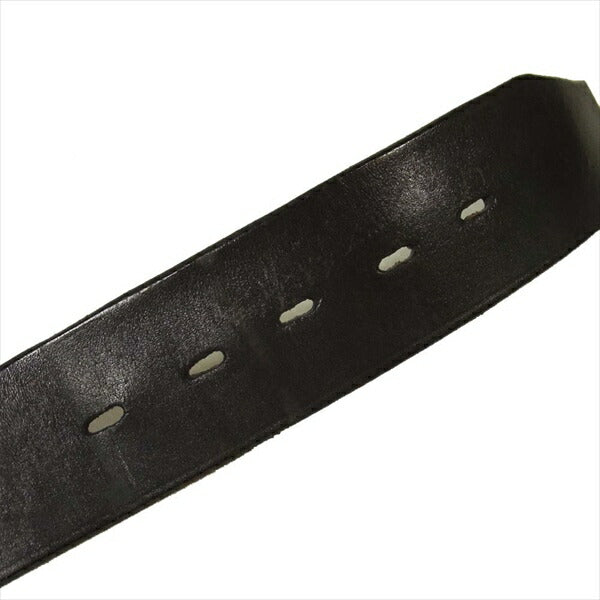 TENDERLOIN テンダーロイン ロゴスタッズ レザー ベルト レザーベルト ブラック系 34【中古】