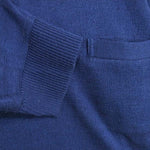 TENDERLOIN テンダーロイン T-POLO 長袖 コットン ニット 日本製 ポロシャツ ブルー系 ブルー系 Ｌ【美品】【中古】
