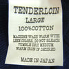 TENDERLOIN テンダーロイン T-POLO 長袖 コットン ニット 日本製 ポロシャツ ブルー系 ブルー系 Ｌ【美品】【中古】